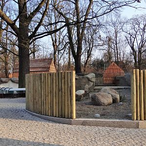 New otter enclosure almost finished