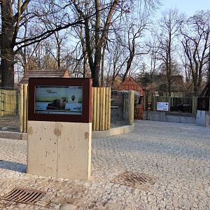 New otter enclosure almost finished