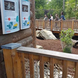 Arctic Hare Signage in Polar World