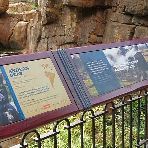 Expedition Peru - Andean Bear Exhibit - Sign