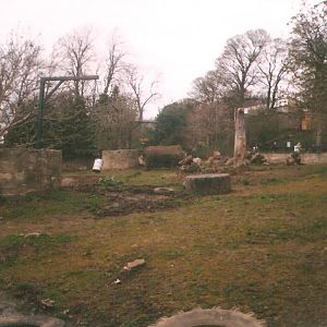 Old Edinburgh Zoo Rhino Enclosure