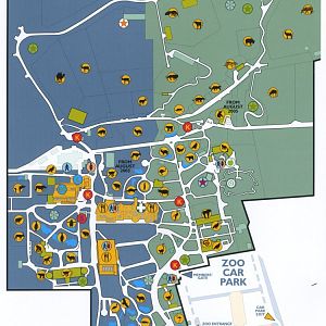 Edinburgh Zoo Map 2005 ish