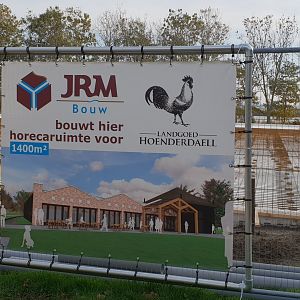 Info-sign new restaurant