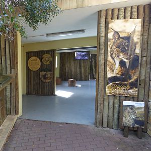 Visitor shelter and viewing area within the "Tapada do Lince-ibérico" complex