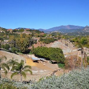 Lake Reserve and Giraffe/Zebra Paddock View at Selwo Aventura, 13/03/19