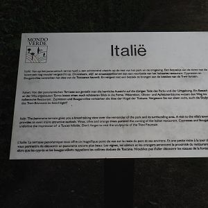 Sign on Italian gardens (Aug 28th, 2018)