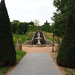 View of Italian fountains (Aug 28th, 2018)