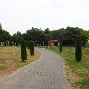 Park view with goat yard (Aug 28th, 2018)