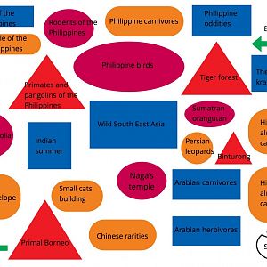 Zoo map- Asian precinct: Zoo decisions 2