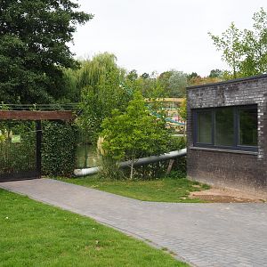 Ring-tailed lemur and Lar gibbon house and access to lemur walkthrough (Aug 28th, 2018)