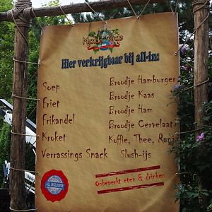 Questionable all-inclusive, all you can eat menu (Aug 28th, 2018)