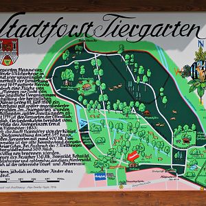 Map over the park