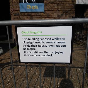 Okapi house sign 30 March 2019