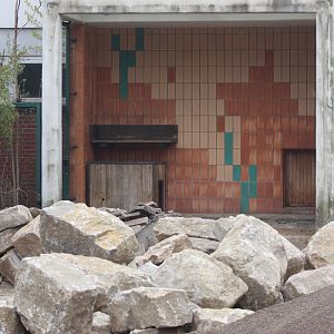 Alfred Brehm House, mid-reconstruction, Berlin Tierpark, April 2019