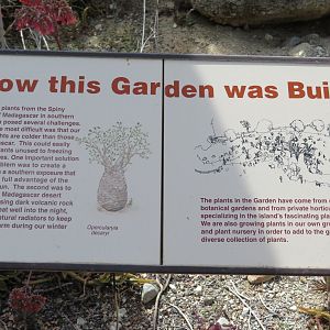 Madagascar Garden Sign