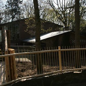 Giraffe enclosure make over