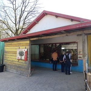 View of Squirrel Monkey and Coati house
