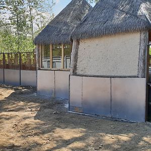 Viewing-sheds new Flamingo-aviary
