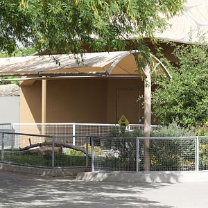 reptile keeper demonstration area
