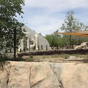 lion exhibit and event pavillion