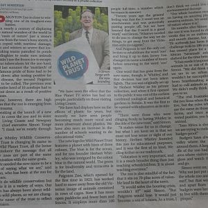 Herald Express article, 1 May 2019