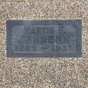 Martin Johnson's Grave Headstone