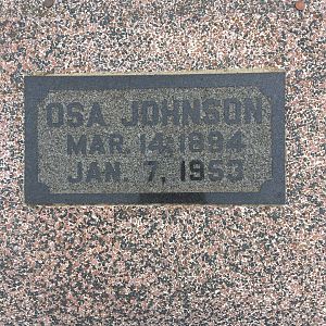 Osa Johnson's Grave Headstone