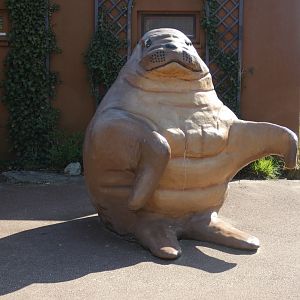 Walrus sculpture