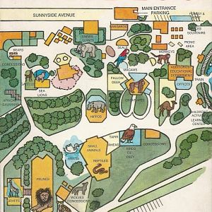 1980's Hogle Zoo Map