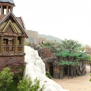 View from pet area to the aquarium - 16.04.2018