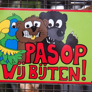 Watch out, we bite sign, 2019-04-06