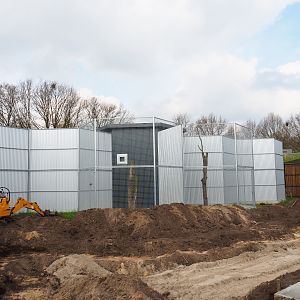 Construction of new exhibits, 2019-04-06