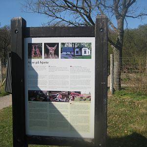 Bangsbo Dyrehave - Information sign