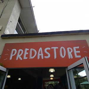 Re-branded shop for 'Predator' exhibition