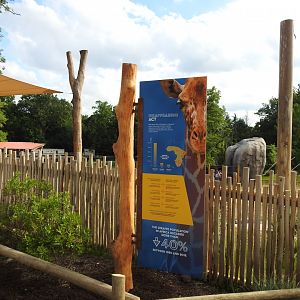 African Journey Giraffe Signage