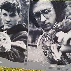 Zoo History photo display June 2019