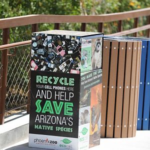 cell phone recycling bin