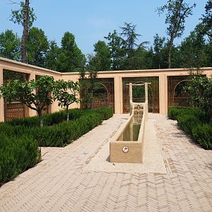 New Barbary macaque exhibit - Moroccan garden, 2019-06-26