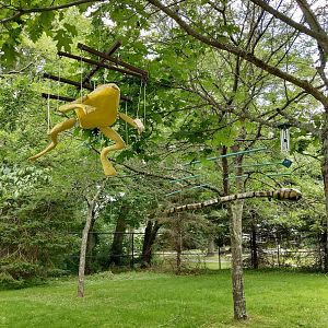 Charles Hauck Wind Sculptures display
