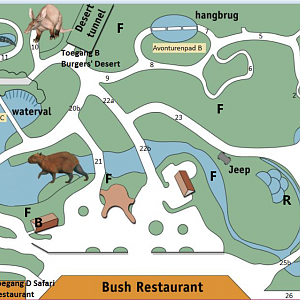 Detailed map of Burgers Bush