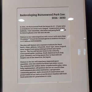 Statement next to zoo master plan