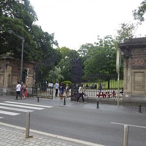 The last remnant of the old Brussels Zoo - entrance gates