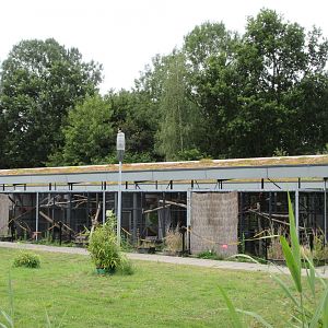 Primate Cages (only able to be viewed from a distance)