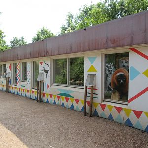 Walk-Through Lemur Exhibit - Indoor Quarters