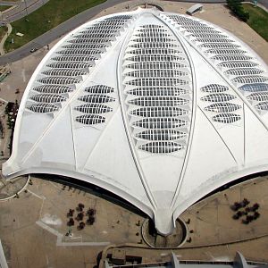Biodome Viewed From The Olympic Tower