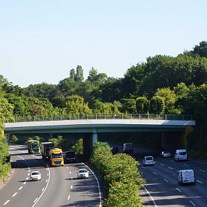 Road Bridge Joining the Two Halves at Duisburg, 17/06/19