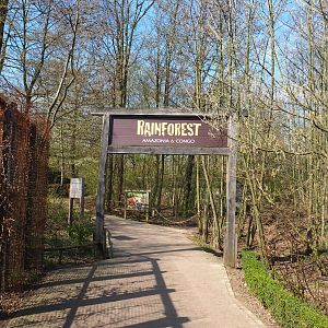 Entrance to the rainforest section, 2019-03-30
