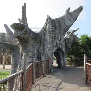 Giraffe/Greater Kudu Exhibit - walkway