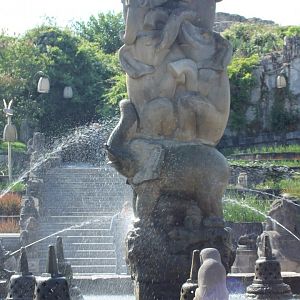 Elephant-fountain