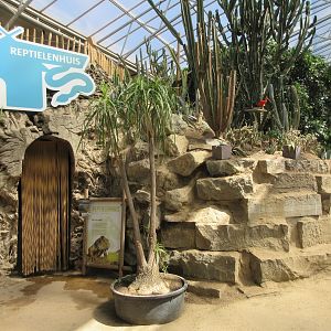 Tropical House - Reptile Corridor Entrance